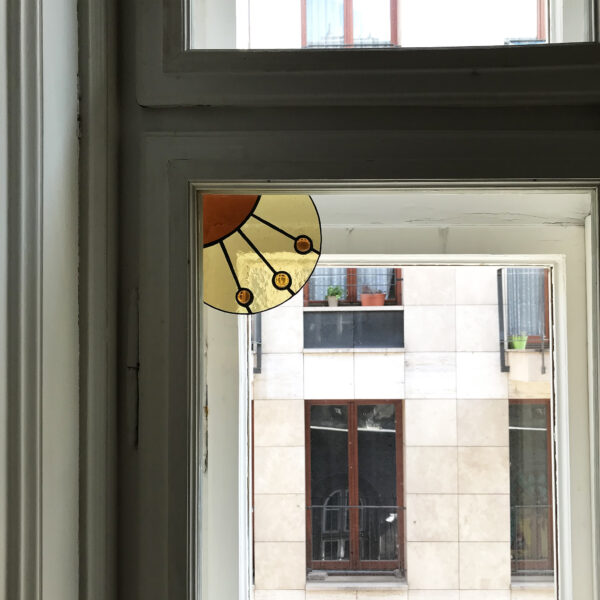 Üveg ablaksarok fénycsapda - sárga